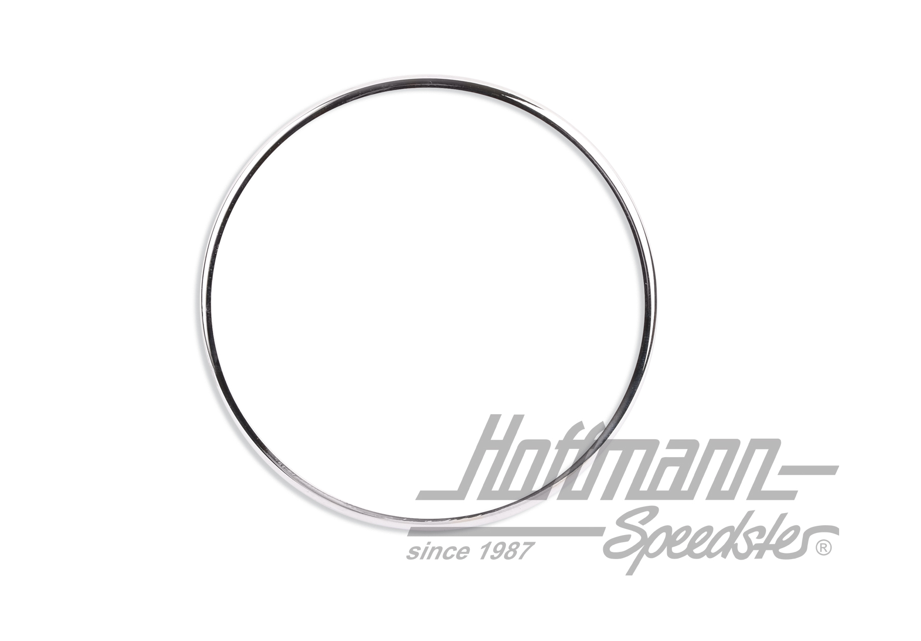 Zierring, Hupenknopf, 356, chrom