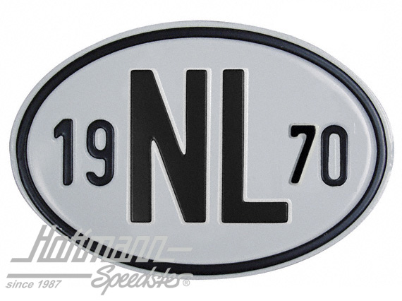 Nationalitätsschild "NL", "1970", Alu |  | 020-2391-70