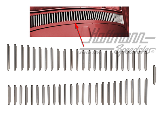 Heckzierleisten (Orgelpfeifen),8.64-7.71 | 113 008 105 | 020-2053-40