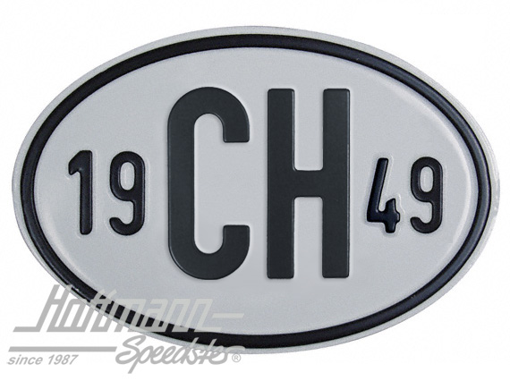 Nationalitätsschild "CH", "1949", Alu |  | 020-2401-49