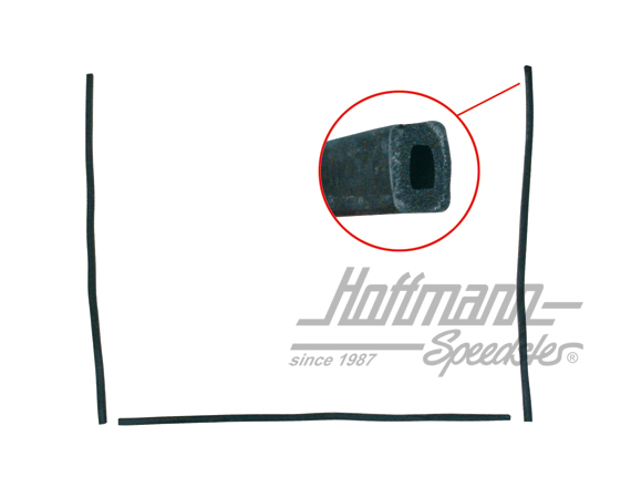 Heckklappendichtung, Bus T1, 55-63, Top-Qualität | 211 829 193 | 089-0379