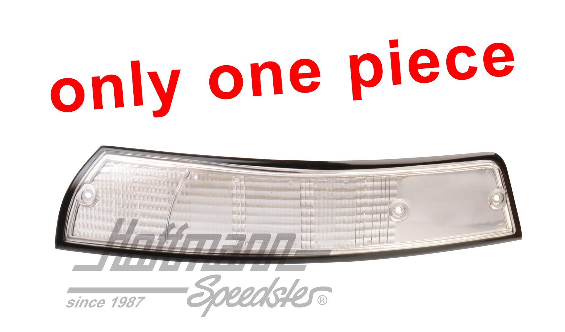 Blinkerglas, weiß/schwarz, 911, 69-73,li | 911 631 943 00 | 580-1722-01