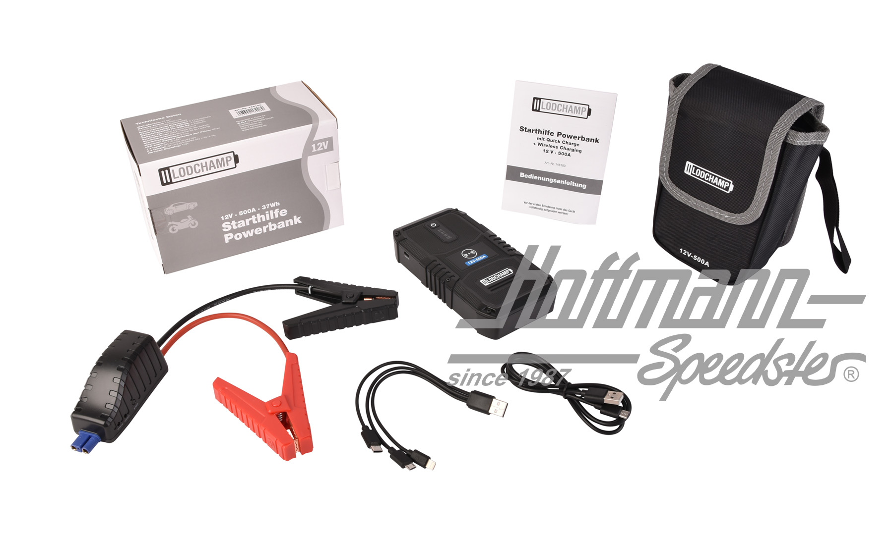 Starthilfe mit Powerbank, 12V, 500A | 136103 | 027-0930-12