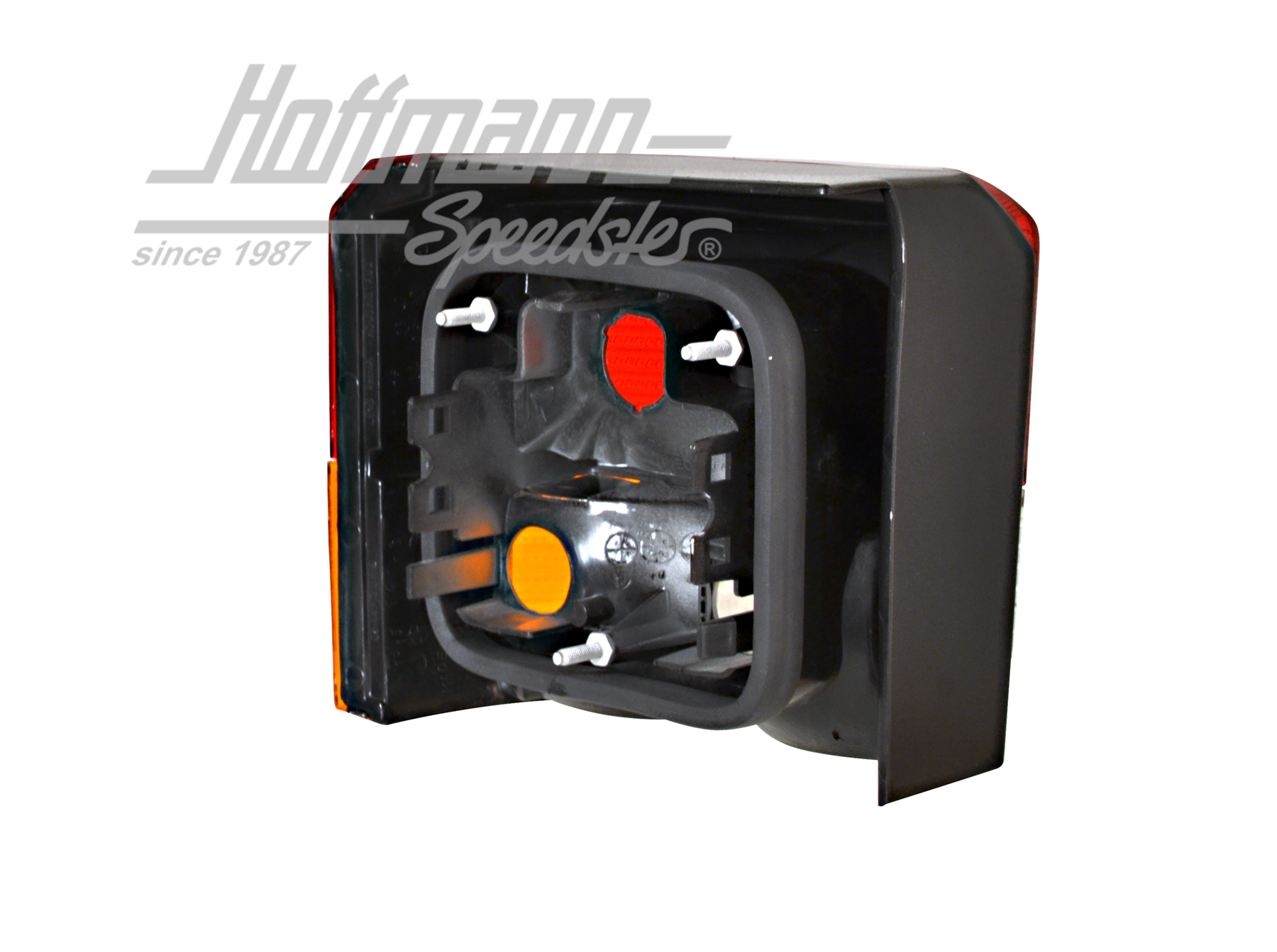 Rückleuchte, rot/gelb/weiß, rechts