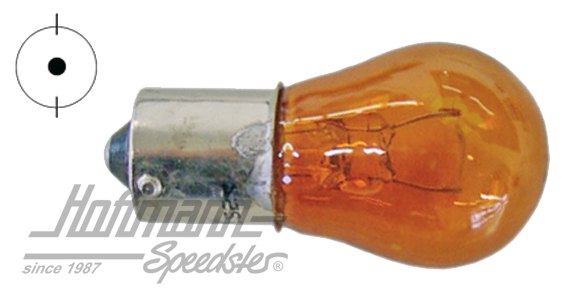 Glühlampe (Einfaden), "orange", 12V, 21W | 500 264 Y0 | 020-4419-07