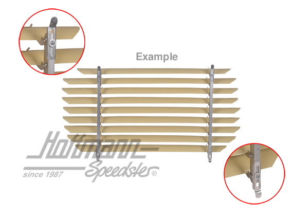 Heckfensterjalousie, Alu, beige, 8.71- | 0348-03 | 010-3181-20