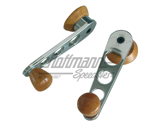 Fensterkurbel, Chrom/Holz, 8.67- | AC 837 611 | 010-3105
