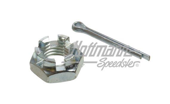Kronenmutter, Spurstangenkopf, M12x1.5mm | N  011 212 2 | 020-4387-42