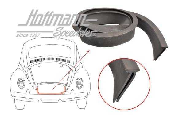 Motorraumdichtung, hinten, Abschlußblech | 111 813 705 A | 020-5107-20