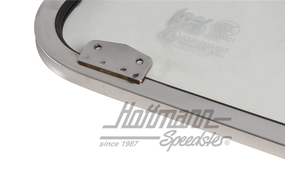 Safari-Fenstersatz, vorne, Edelstahl,Eco