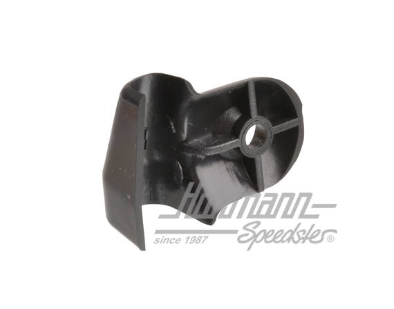 Abdeckung, Sitzkasten, schwarz, links