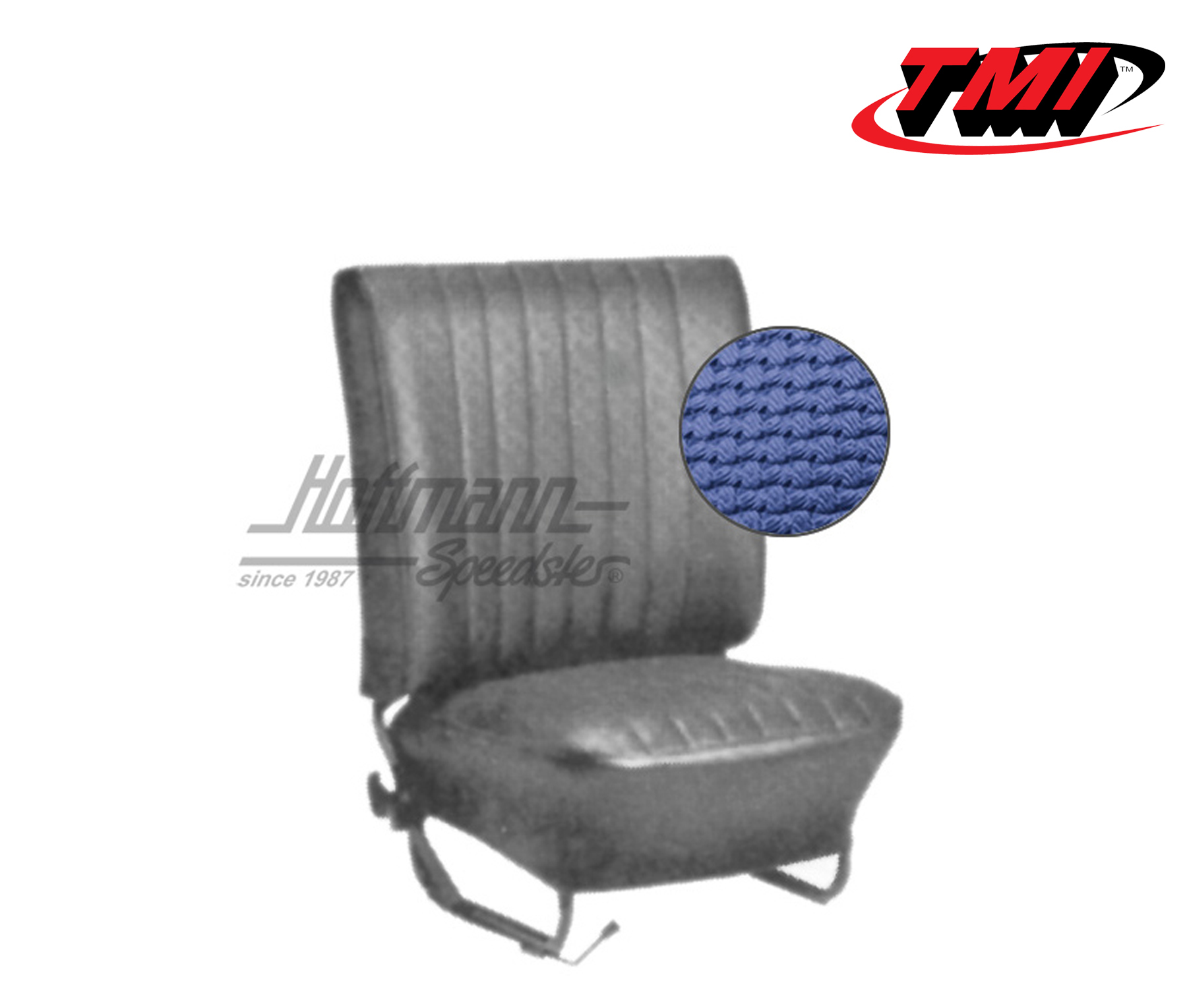 Sitzbezüge, Limousine, 8.64-7.67, Korbmuster, blau | 43-1124-08 | 055-5520