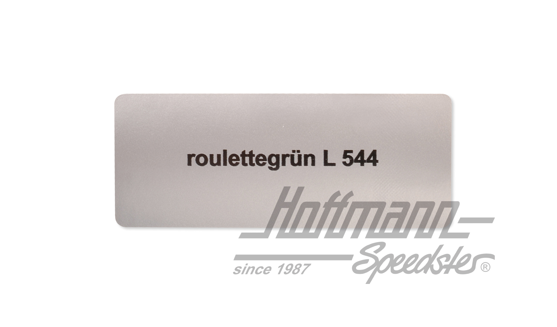Aufkleber, Farbnummer L544, roulettegrün | L544 | 021-0180-14