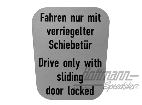 Aufkleber "Schiebetür" |  | 021-0185-20