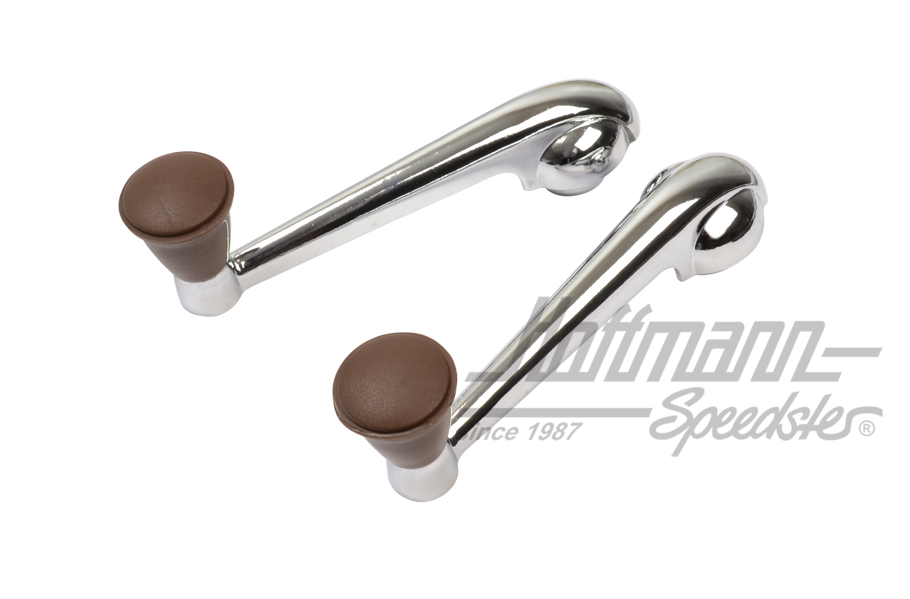 Fensterkurbel, Serie, Chrom/braun, -7.67 | 113 837 581 D  Br | 020-2372-01
