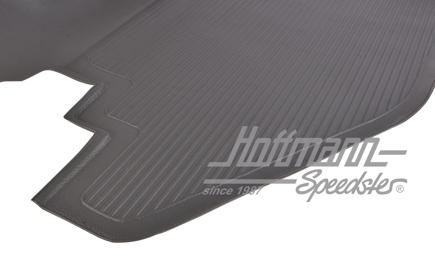 Gummiabdeckung, Bodenplatte, vorne, grau