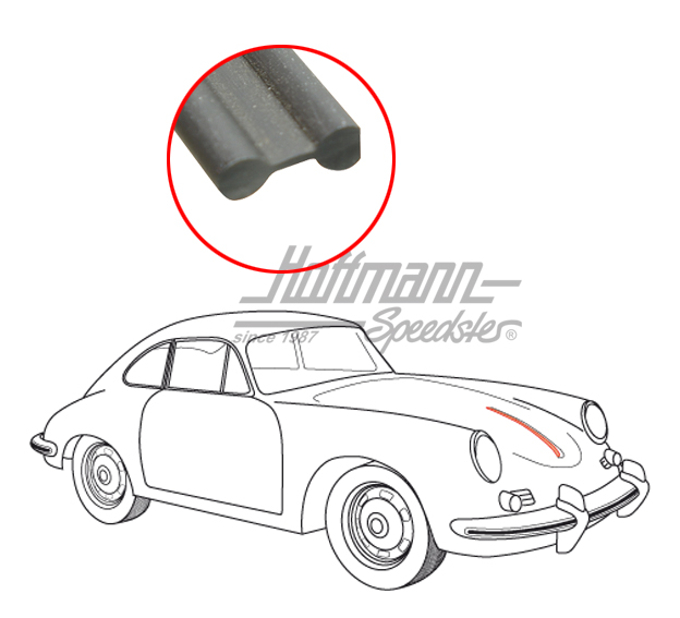 Unterlage (Profil), Haubengriff, 356 B/C | 644 559 231 05 | 510-6575-08