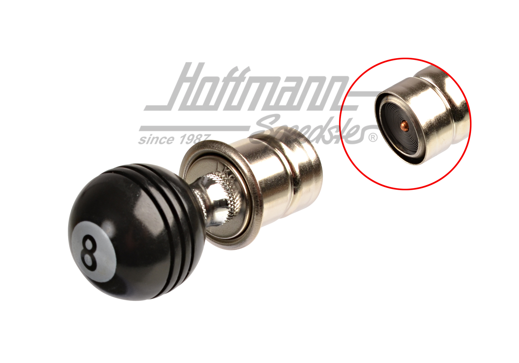 Cigarette lighter, billiard ball 8 020084810