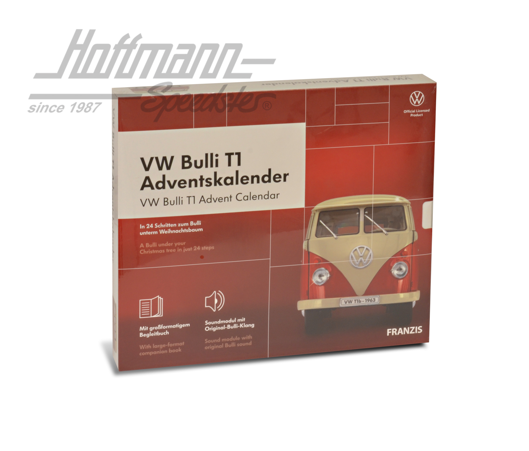 VW Bulli T1 Adventskalender, mit Bulli | 40 19631 167111-0 | 046-1210