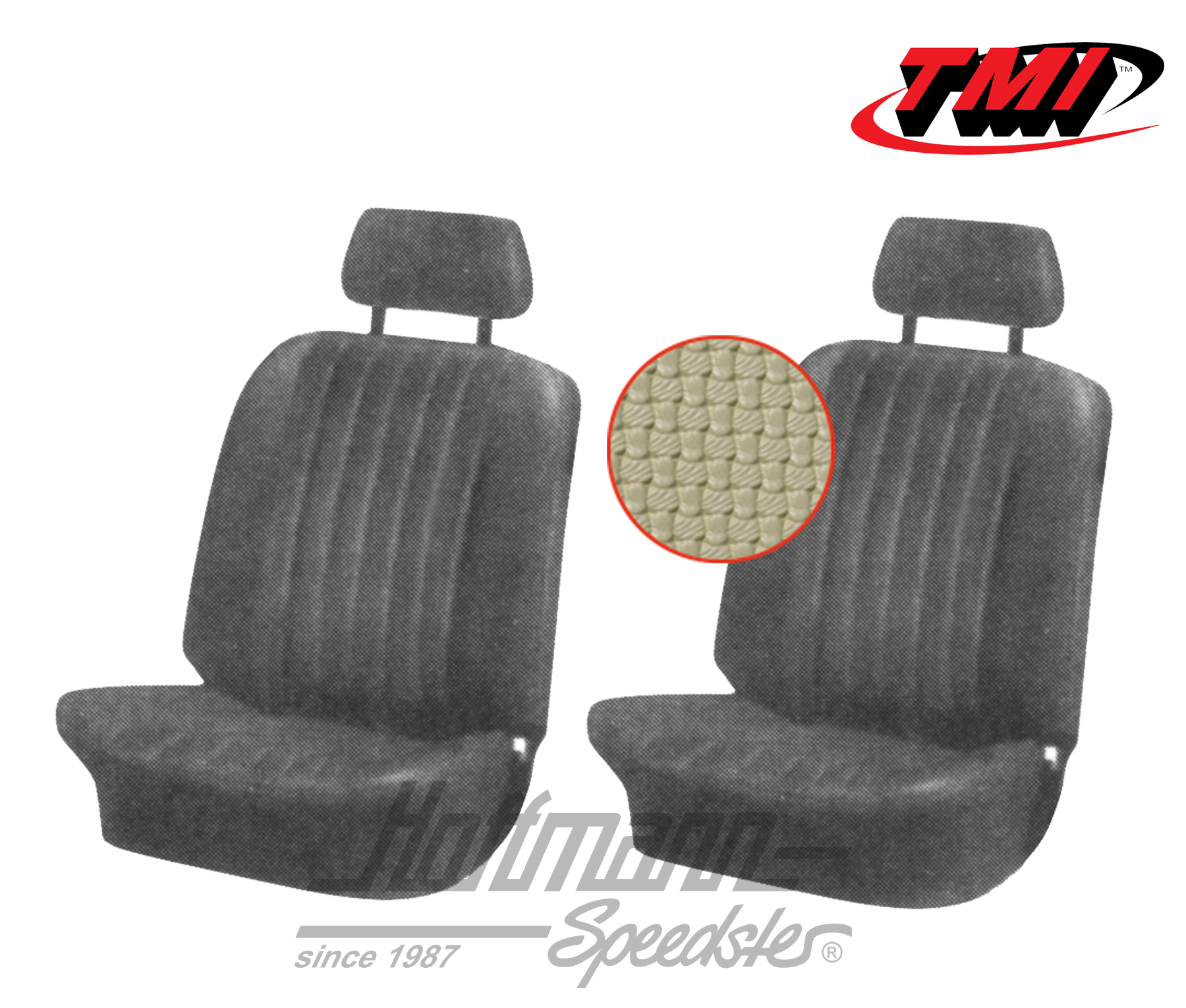 Sitzbezüge, Karmann, vorne, 68-71, beige | 43-1506-04 | 066-0073-30