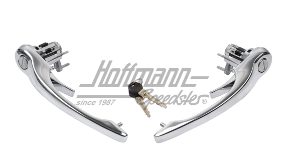 Türgriffe, gleichschließend, 69-76,Chrom