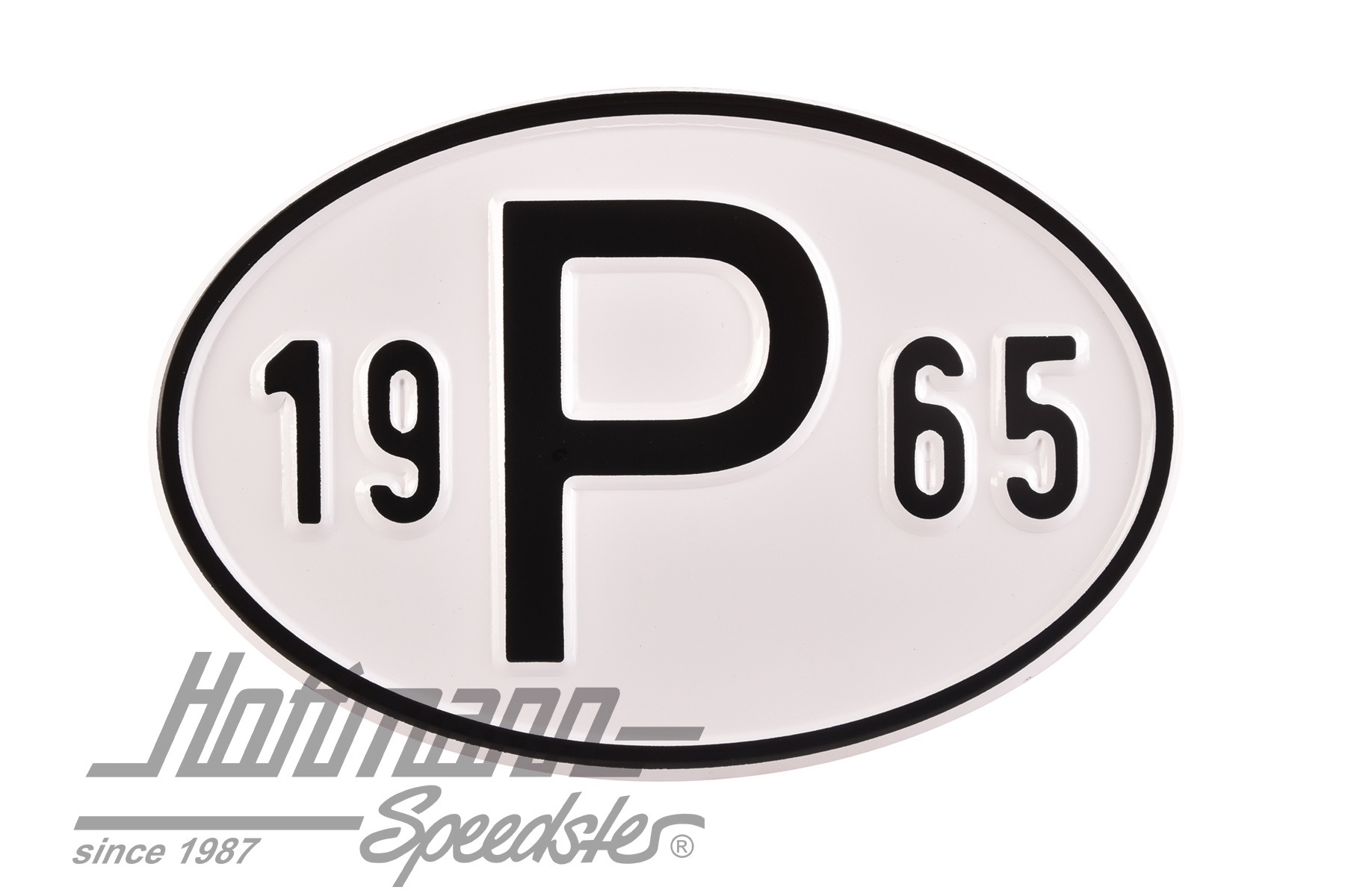 Nationalitätsschild "P", "1965", Alu |  | 020-2405-65