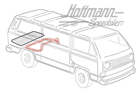 Motorraumdichtung, T3, nur luftgekühlt | 251 813 226 A | 350-0200