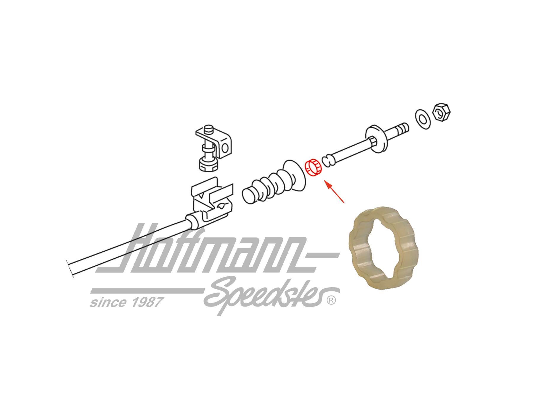 Führungsring, Schaltbolzen, -82 | 251 711 227 | 315-1519-10
