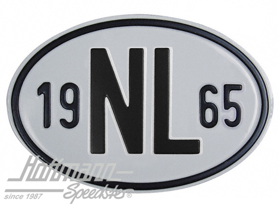 Nationalitätsschild "NL", "1965", Alu |  | 020-2391-65