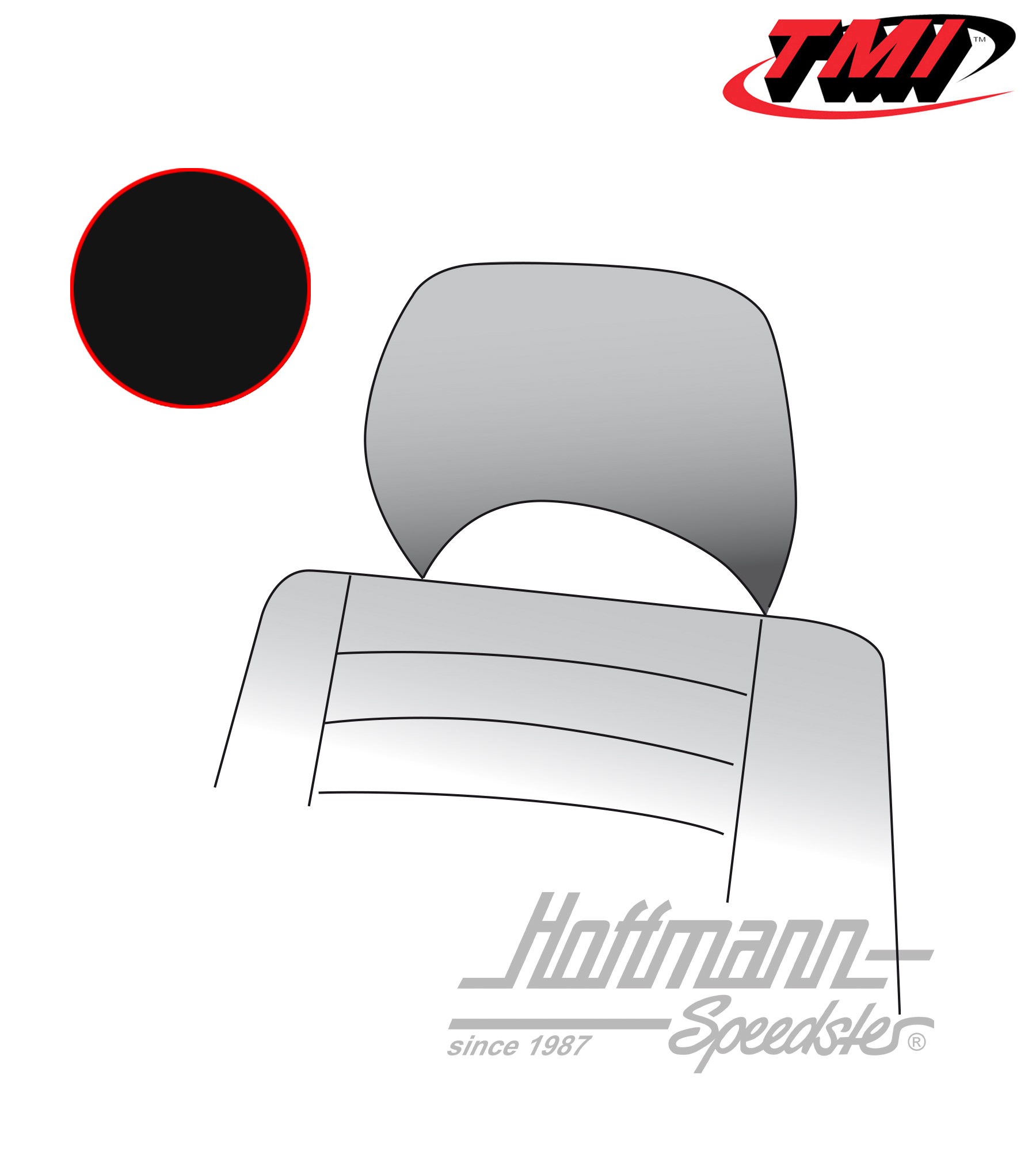 Kopfstützenbezüge, Bus T2, 76-79,schwarz | 43-2131-11 | 098-0643-10
