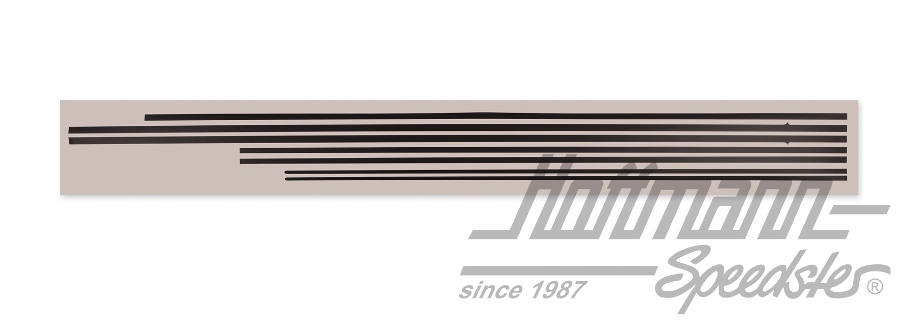 Zierstreifen, Mitte, Golf 2, 2-türig