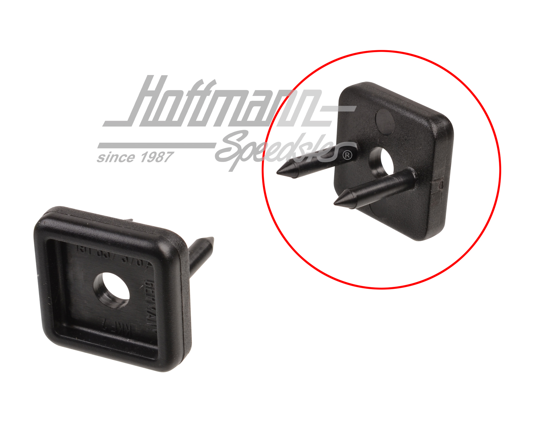 Clip, Abdeckung, Armaturenbrett, Golf 2 | 191 857 376 A | 208-1516-08