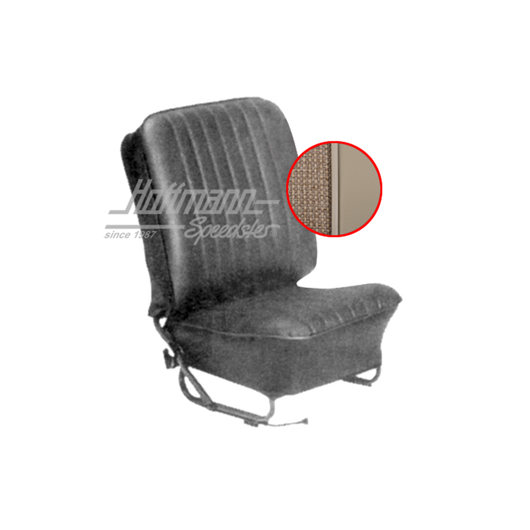 Sitzbezüge,Lim.,57-64, Tweed, beige/weiß | 43-1123-15-74 | 055-5650-30