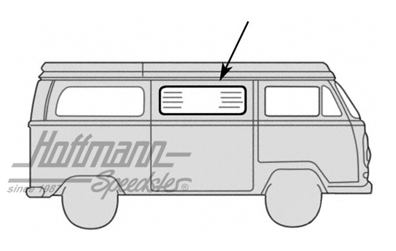 Mittel- und Türfensterdichtung, WESTFALIA | 231 069 413 | 090-6058-04
