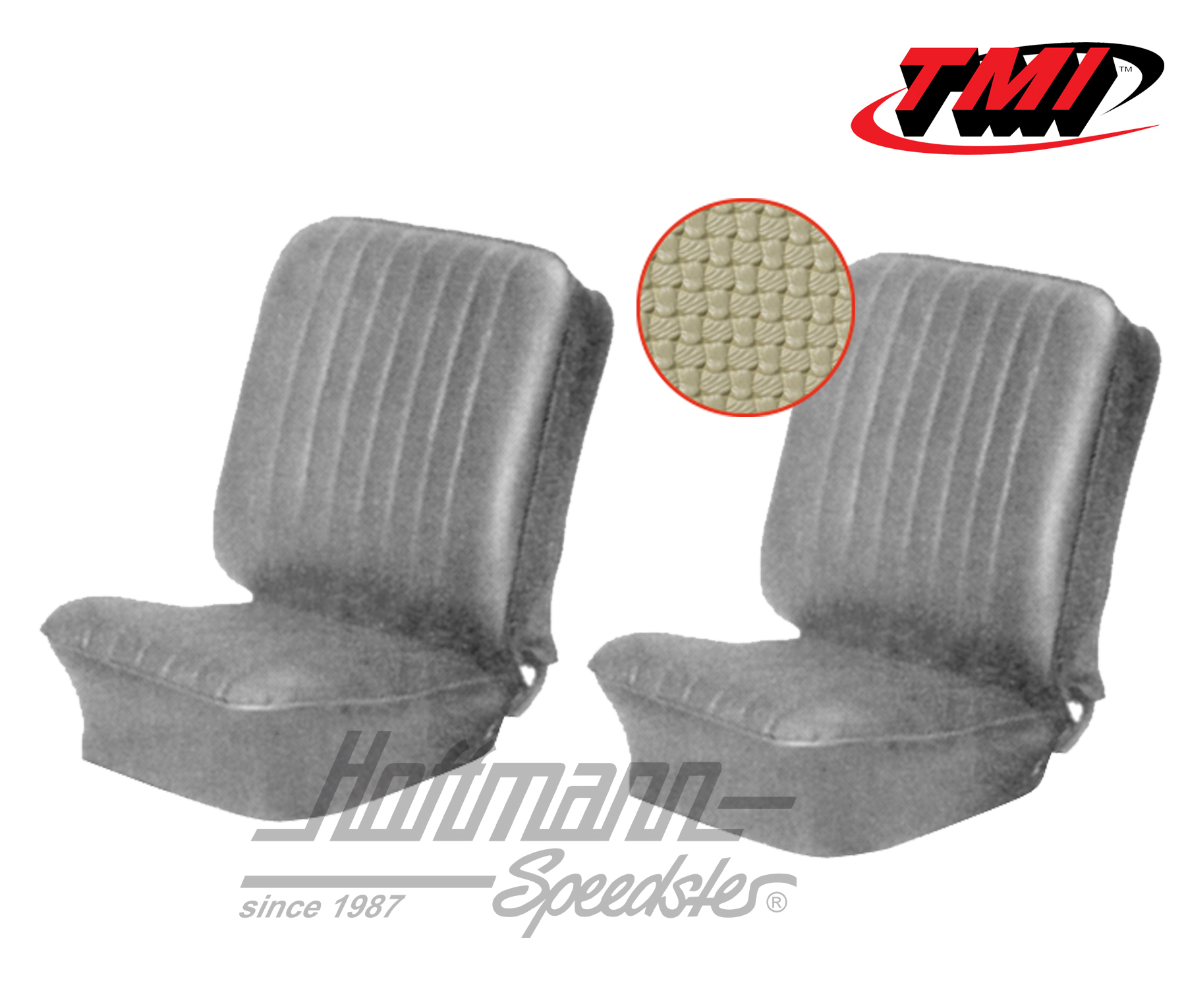 Sitzbezüge, Karmann, vorne, 55-60, beige | 43-1501-04 | 066-0065-30