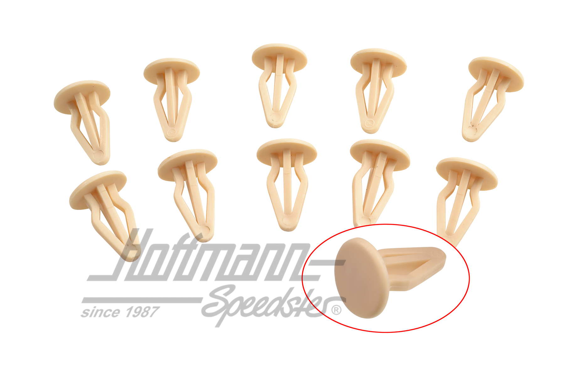 Clip, Seiten/Heckverkleidung, weiß | 801 867 299  581 | 180-1912-16