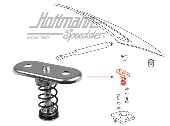 Oberteil, Motorhaubenschloss, 65-94