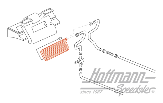 Wärmetauscher, Heizung, vorne,WBX/Diesel