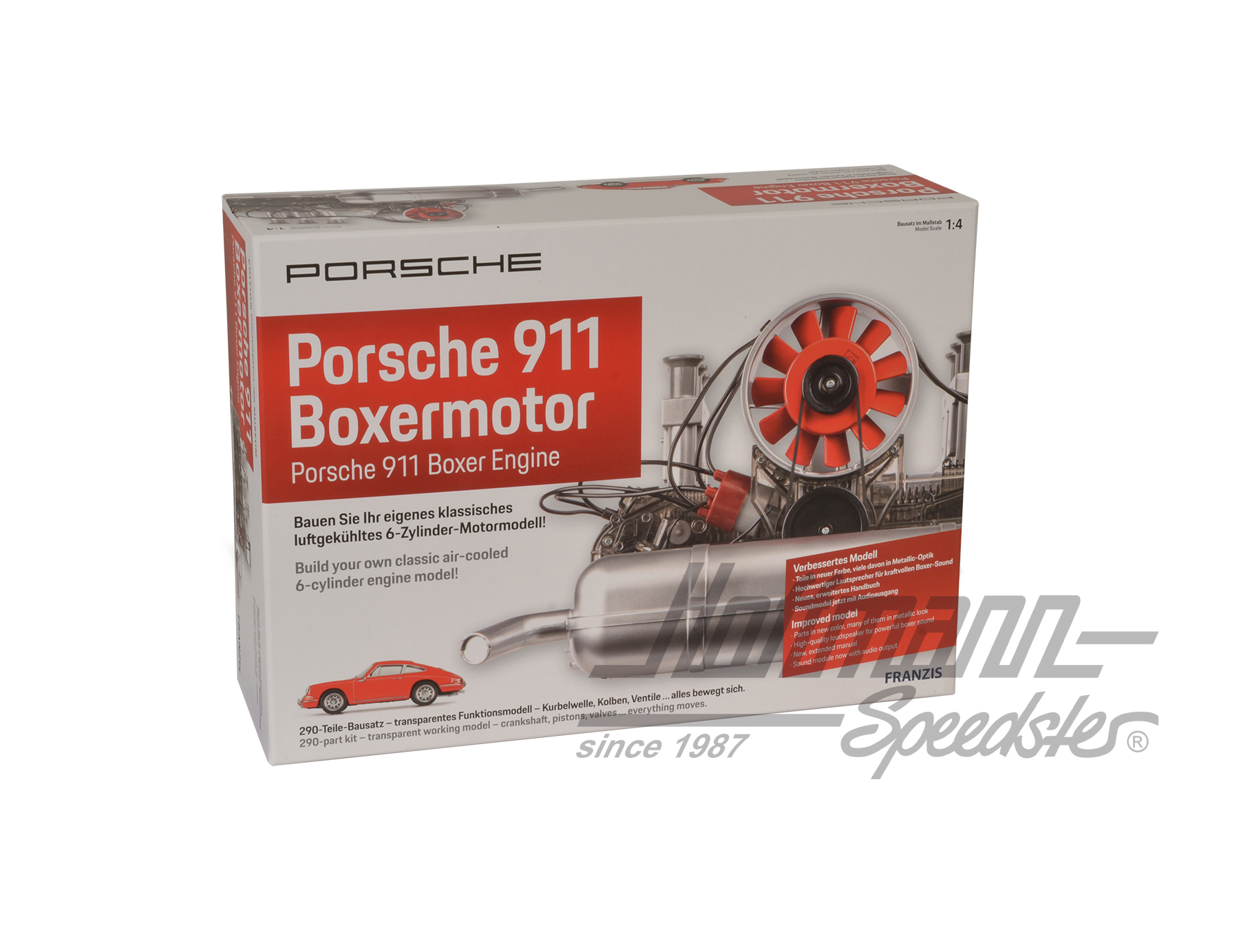 Porsche 911 Boxermotor, Modellbausatz | 40 19631 67140-0 | 046-1005