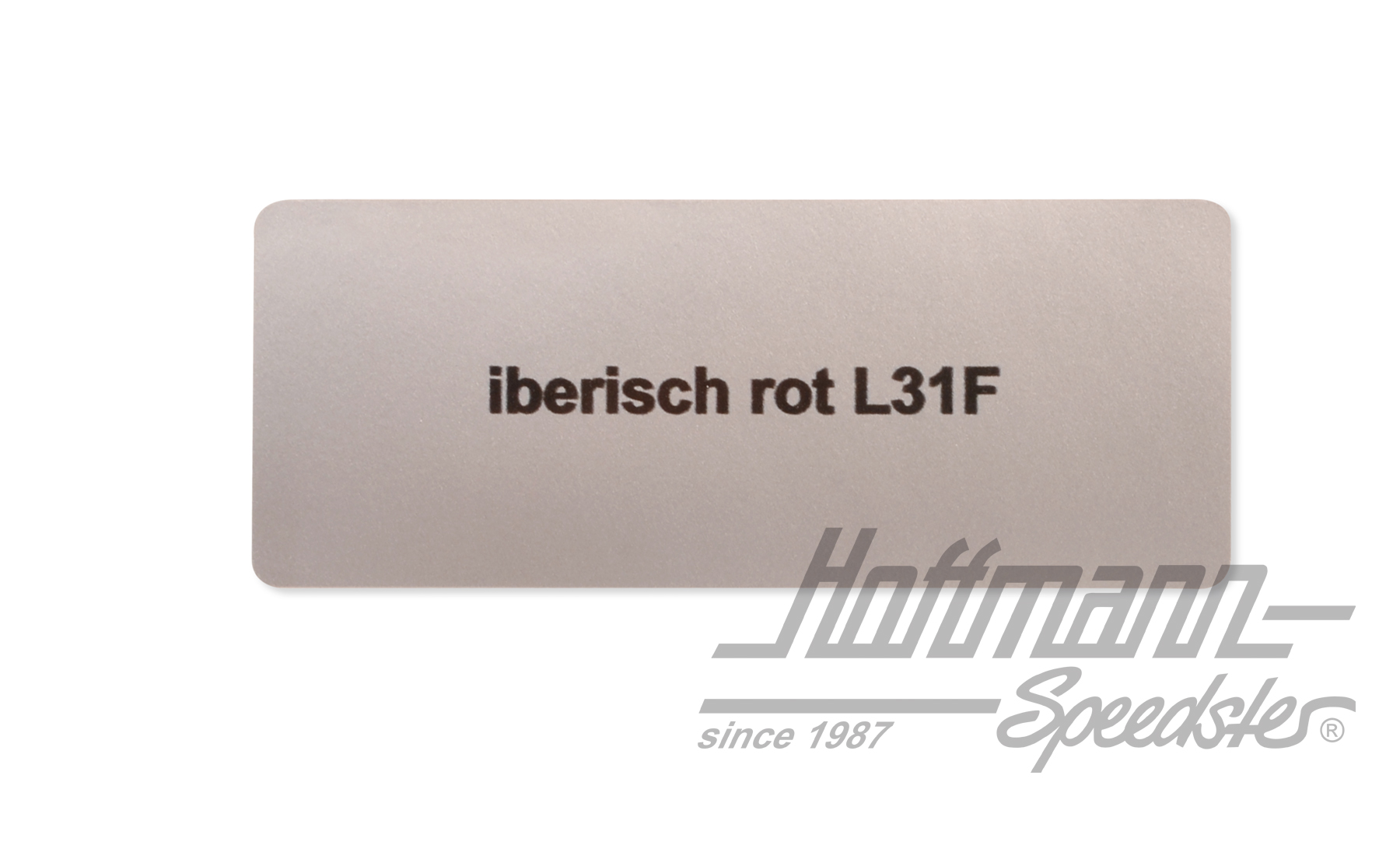 Aufkleber, Farbnummer L31F,iberisch rot | L31F | 021-0180-09