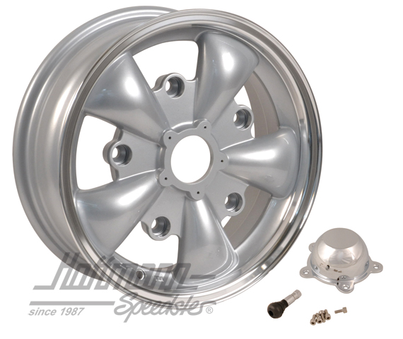Alufelge, 5-Spoke, 5.5x15 ET20, silber | 605 205 515 20ES | 070-6304