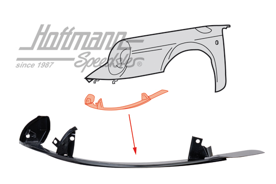 Blinkeraufnahme, vorne, 69-73, links | 901 503 043 23 | 590-0550-01