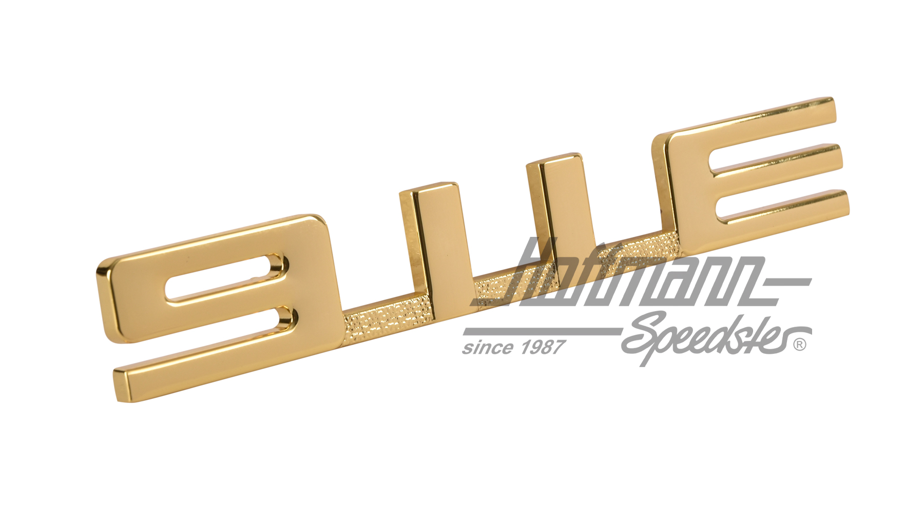 Schriftzug, 911 E, gold