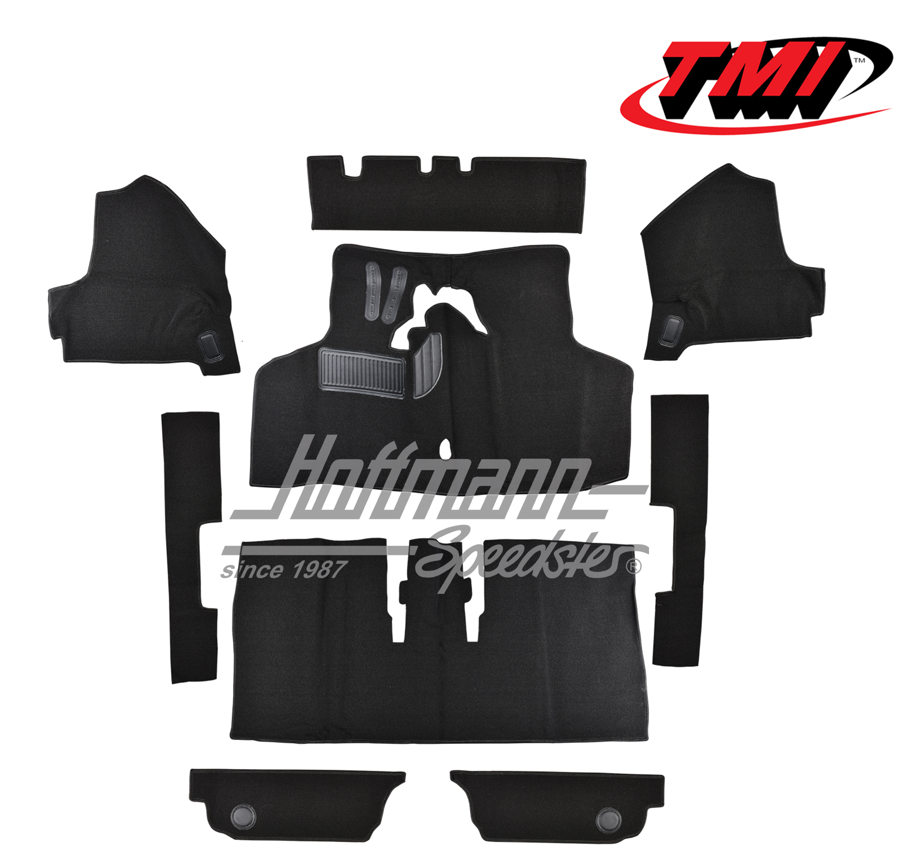 Teppichsatz, Typ 3, 61-67, schwarz | 34-F3029-301 | 069-9660