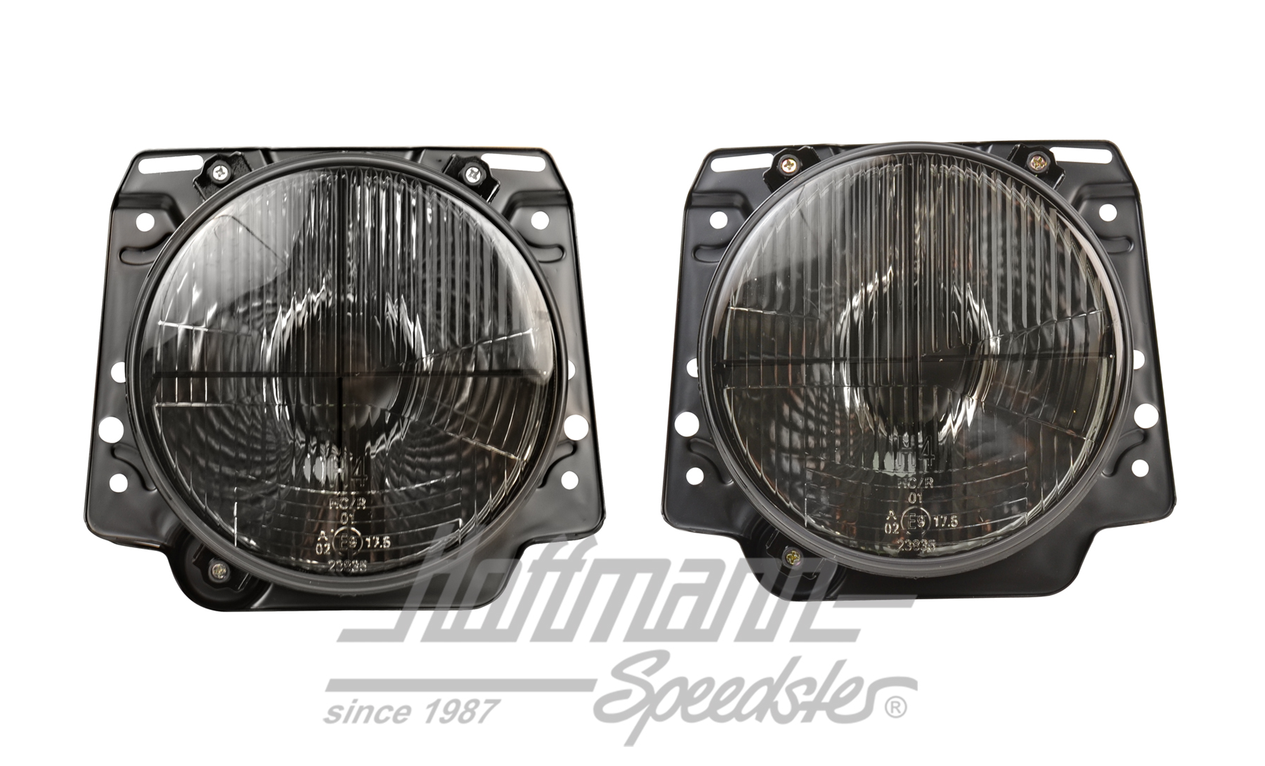 Scheinwerfersatz, H4, schwarz/Fadenkreuz | 191 941 753 A  OE-SKX | 209-3819