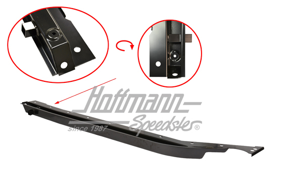 Reparaturholm, Cabrio, -7.70, rechts | 151 801 132 B | 050-1483-02