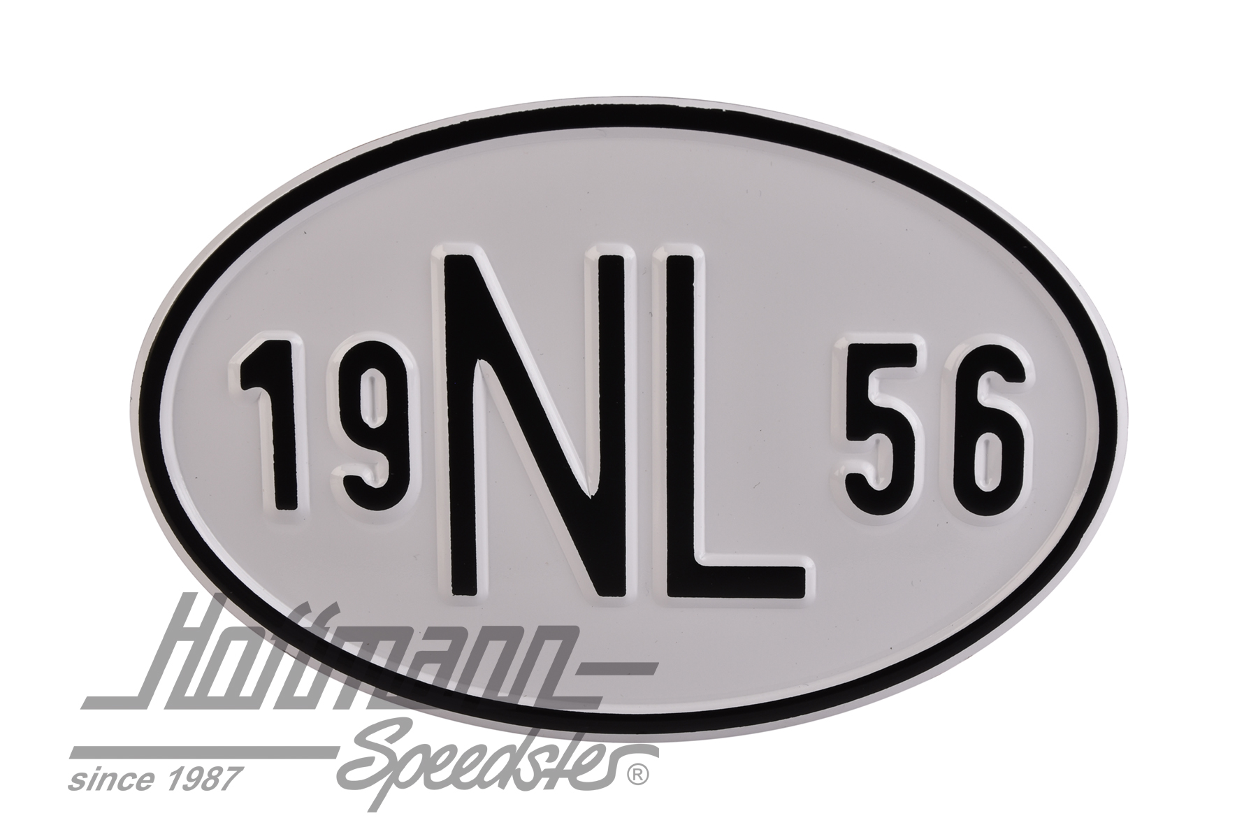 Nationalitätsschild "NL", "1956", Alu |  | 020-2391-56