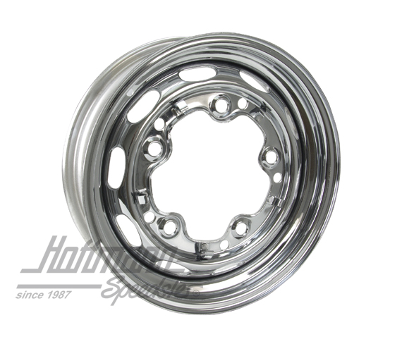 Chrom-Felge 356-Style, 4.5x15, ET25 | VW 40 C | 070-8034