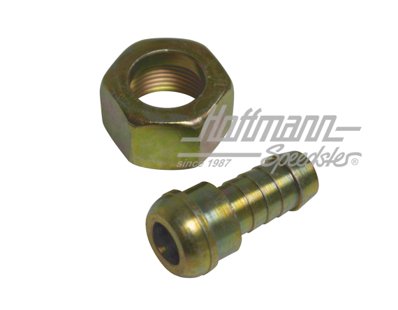 Überwurfmutter + Nippel für Gewinde 1/2" | 8034..1310 + 8010..1000 | 020-0421