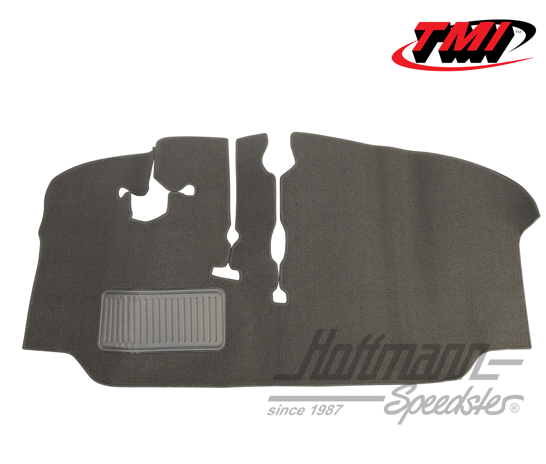 Teppichsatz, Fußraum, Bus T2, 8.72-, grau | 34-F2103-407 | 098-0009